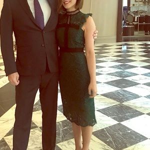 Bardot Fall Wedding Guest Dress Cocktail 6/S